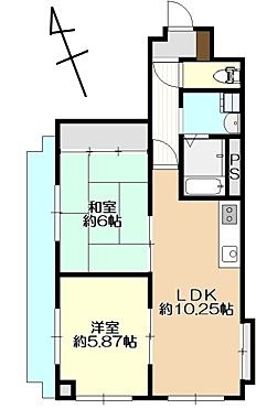 間取 使い勝手の良い2LDKにリノベーション